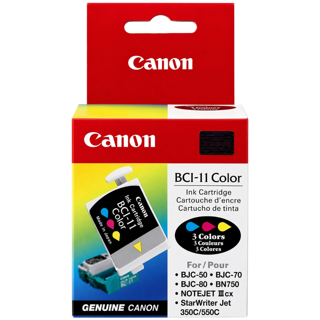 New, Pre-Owned - Canon BCI-11 Color Ink Cartridge-3 Pack