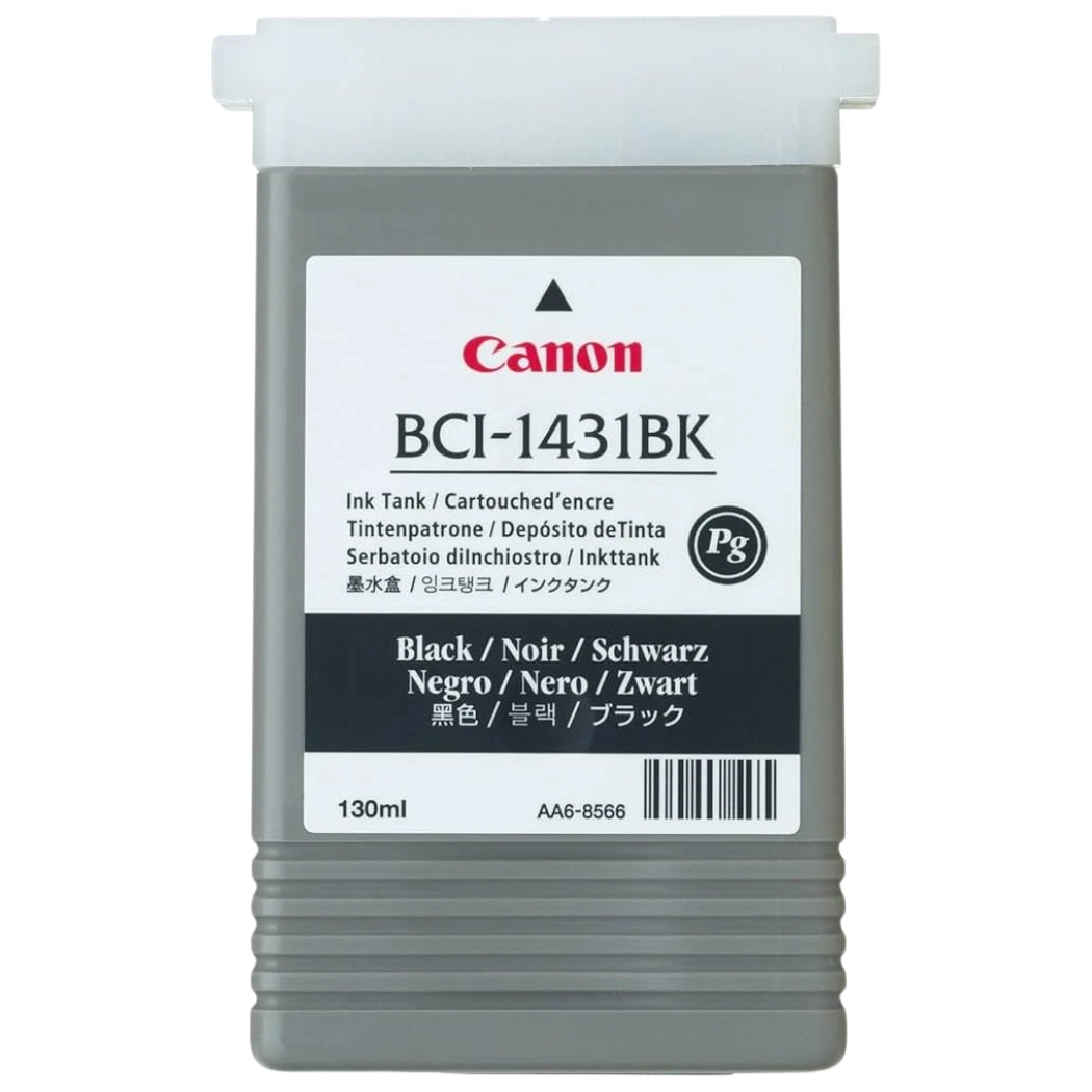New, Pre-Owned - Canon BCI-1431BK Black Ink Cartridge, 8963A001