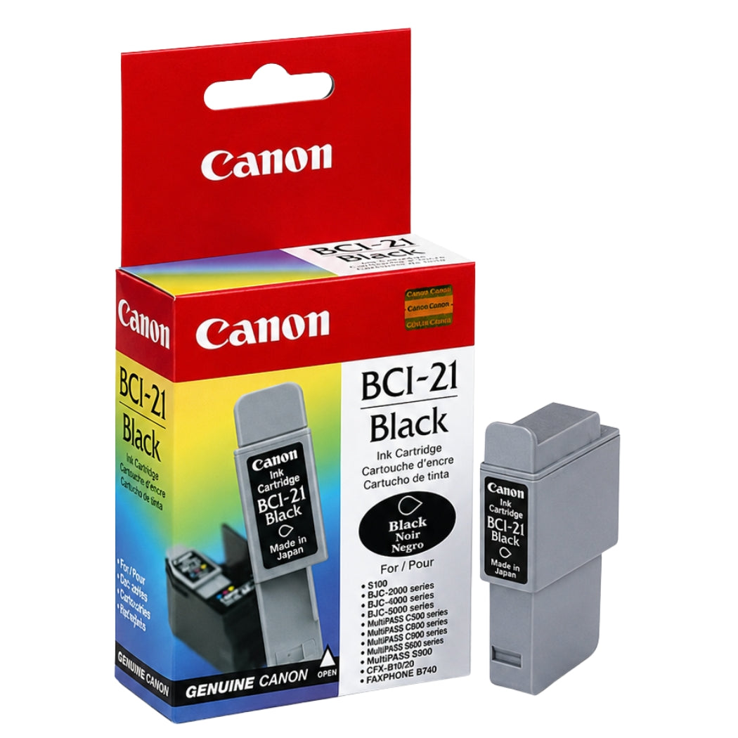 New, Pre-Owned - Canon BCI-21 Black Ink Cartridges
