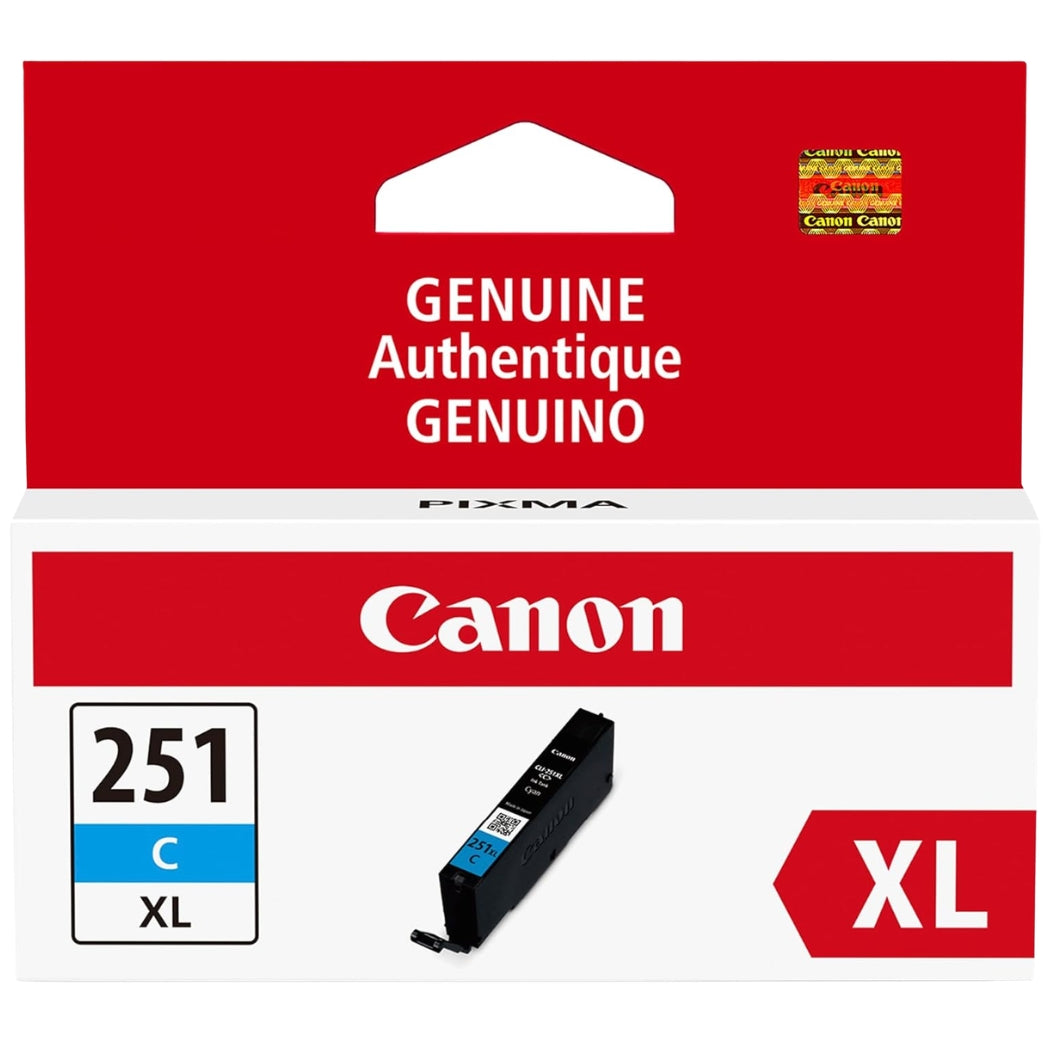 New, Pre-Owned - Canon CLI-251XL Cyan Ink Cartridge