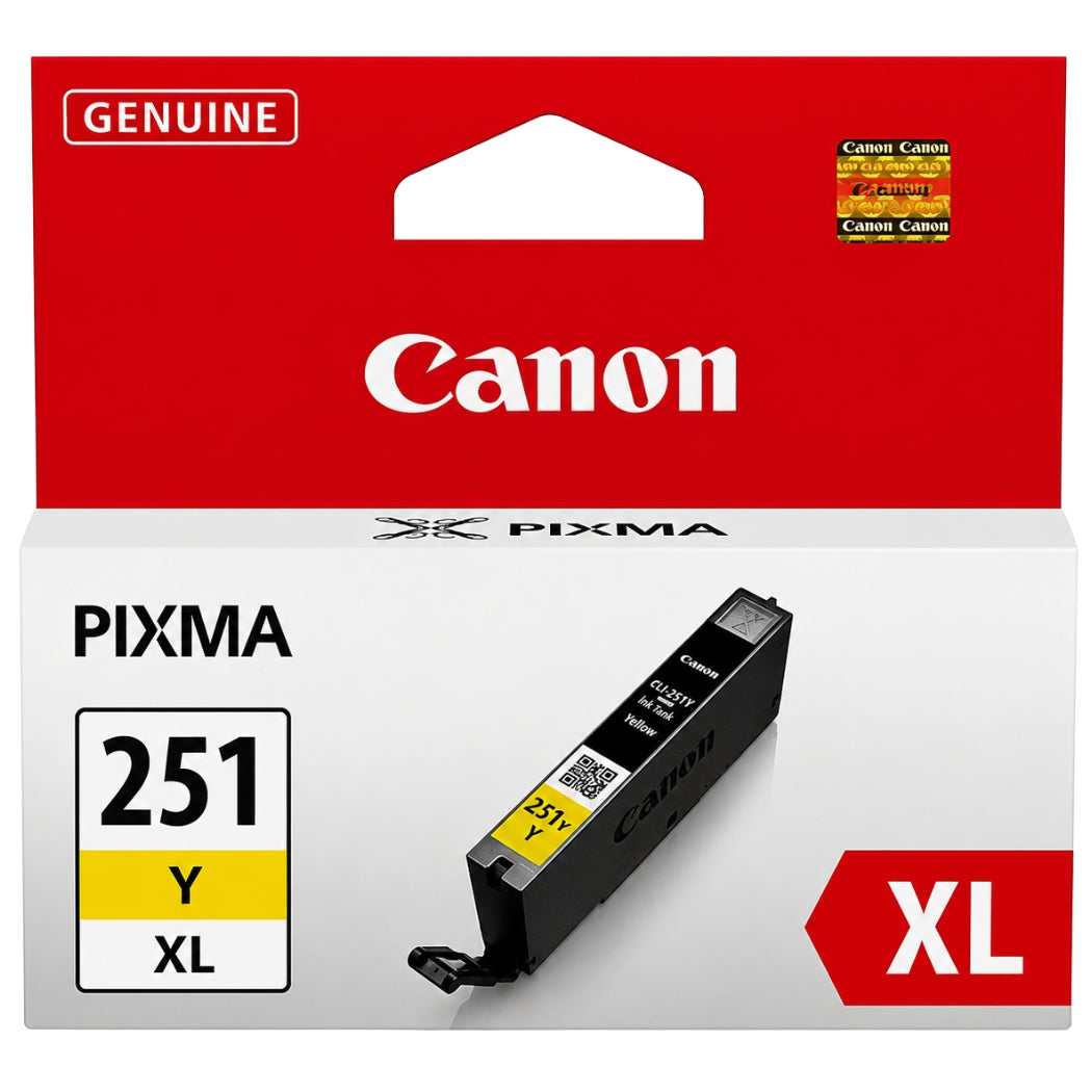 New, Pre-Owned - Canon CLI-251XL Yellow Ink Cartridge