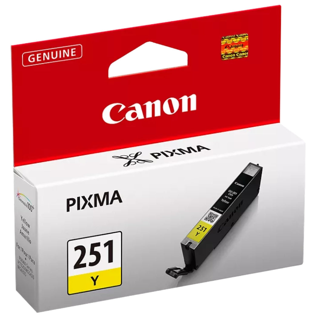 New, Pre-Owned - Canon CLI-251 Yellow Ink Cartridge