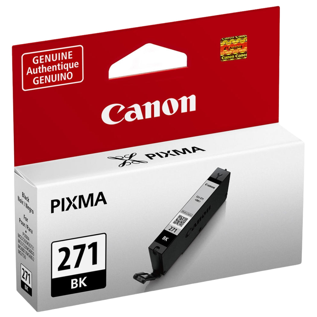 New, Pre-Owned - Canon CLI-271 Black Inkjet Cartridge, 0390C001