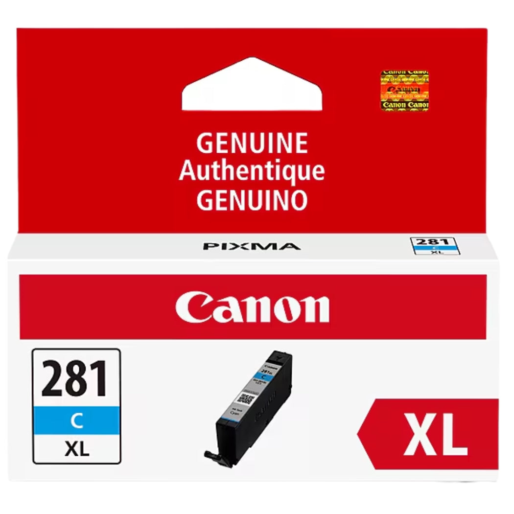New, Pre-Owned - Canon CLI-281XL High Yield Cyan Ink Cartridge