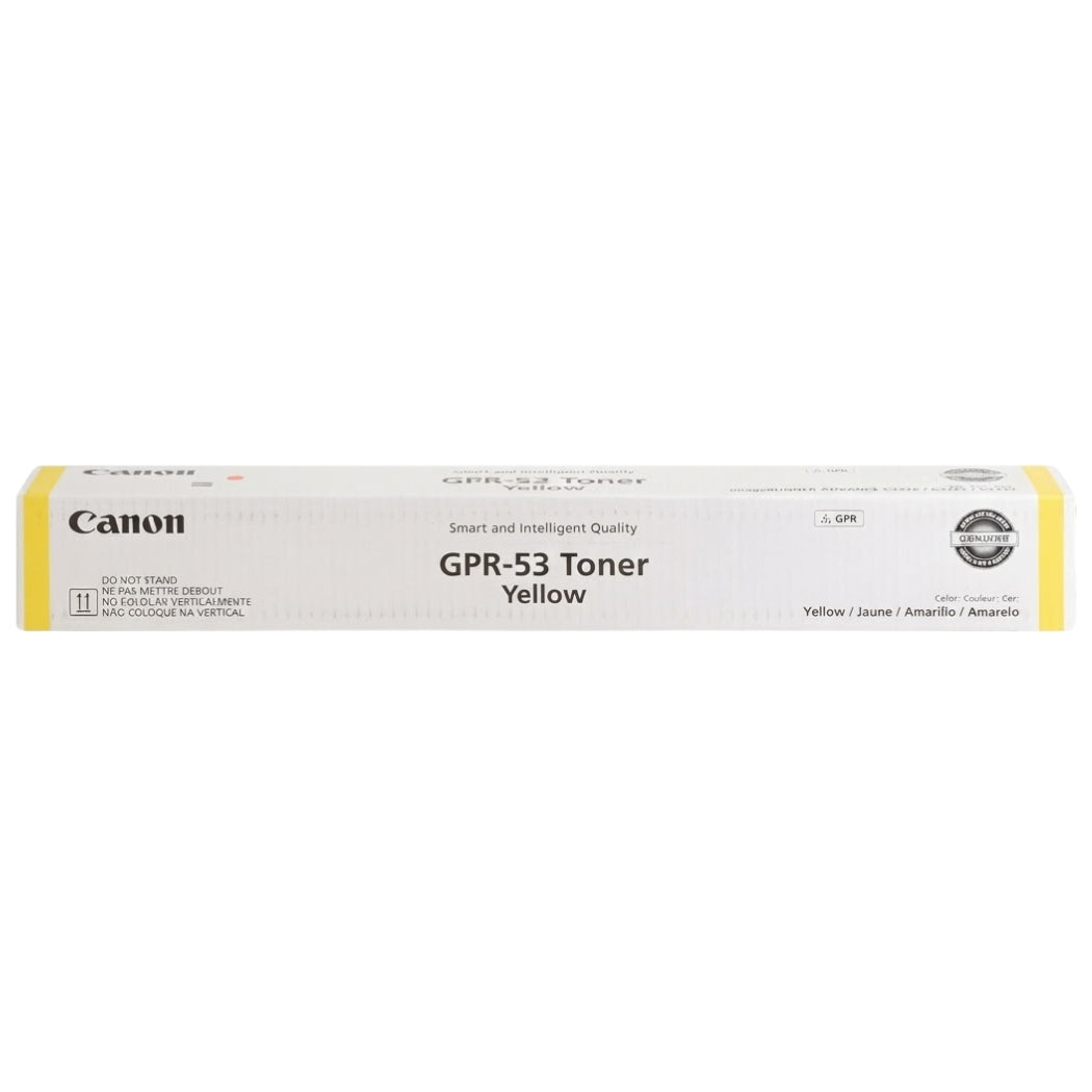 New, Pre-Owned - Canon GPR-53 Standard Yield yellow Toner Cartridge, 8527B003