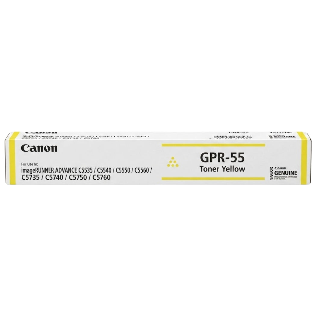 New, Pre-Owned - Canon GPR-55 Yellow Toner Cartridge, 0484C003AAÂ
