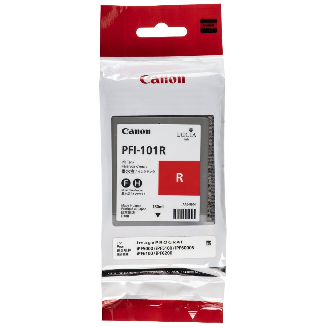 New, Pre-Owned - Canon PFI-101 130mL Red Ink Cartridge