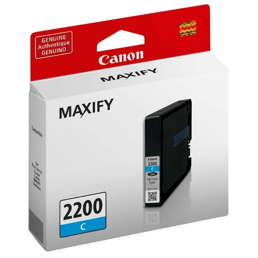 New, Pre-Owned - Canon PGI-2200 Cyan Ink Cartridge (9304B001)