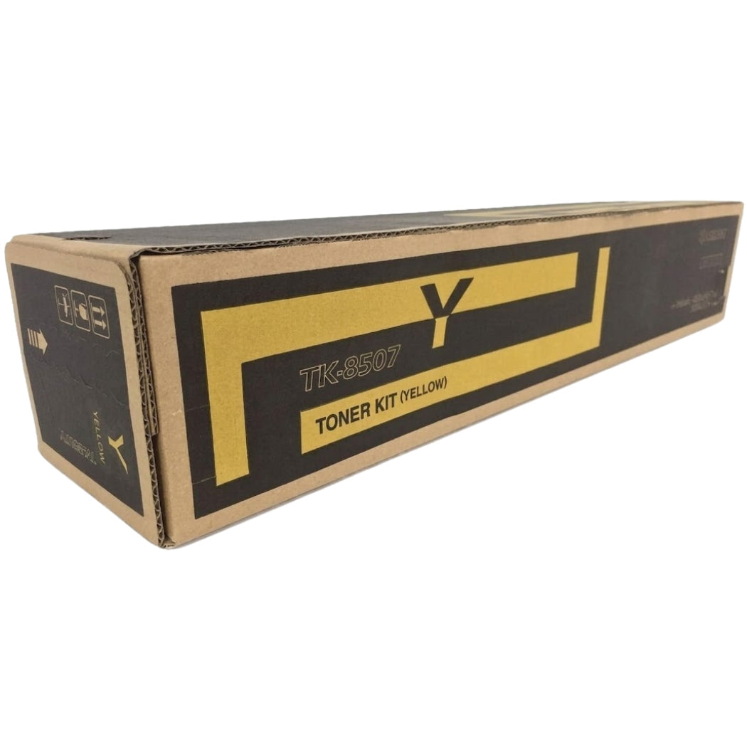 New, Pre-Owned - Kyocera TK-8507Y Yellow Toner Cartridge