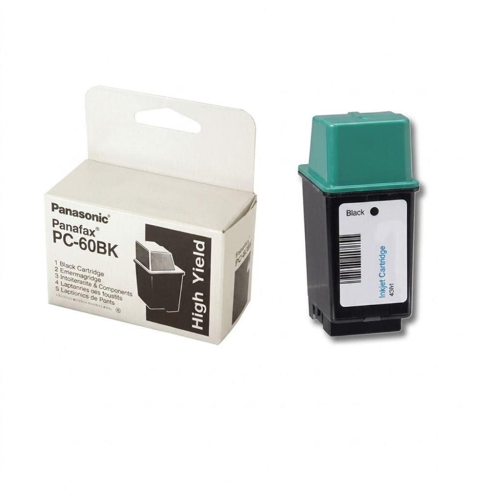New, Pre-Owned - Panasonic PC-60BK Standard Yield Black Ink Cartridge