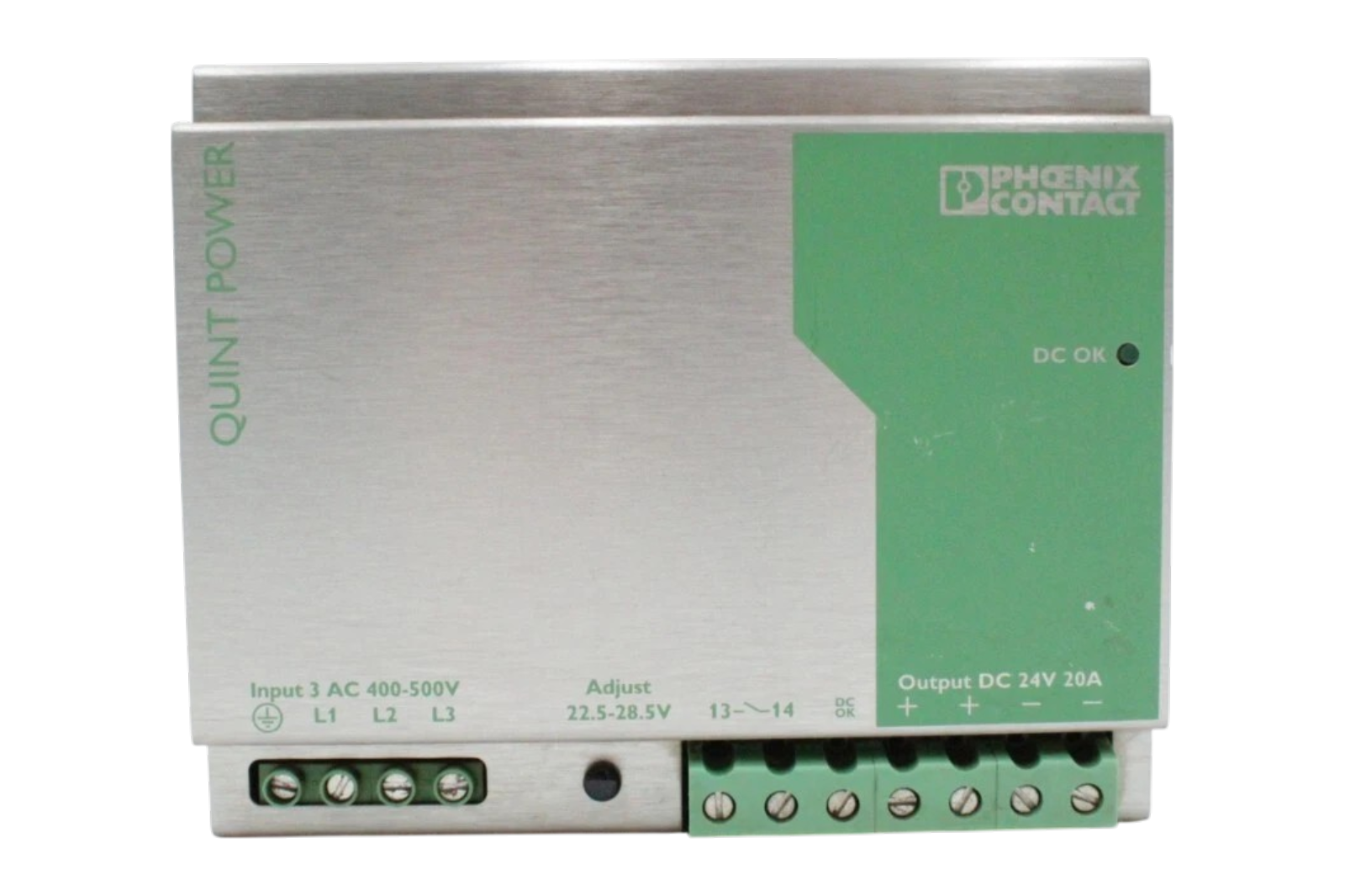 Phoenix Contact QUINT-PS-3x400-500AC/24DC/20 Power Supply (UNTESTED)