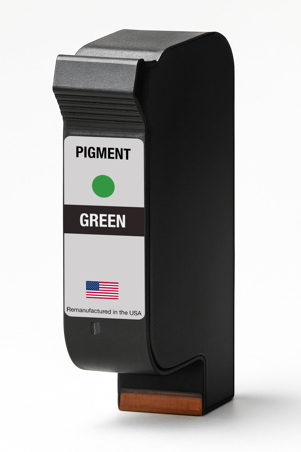 U.S. Remanufactured TIJ Pigment Green Thermal Inkjet Cartridge