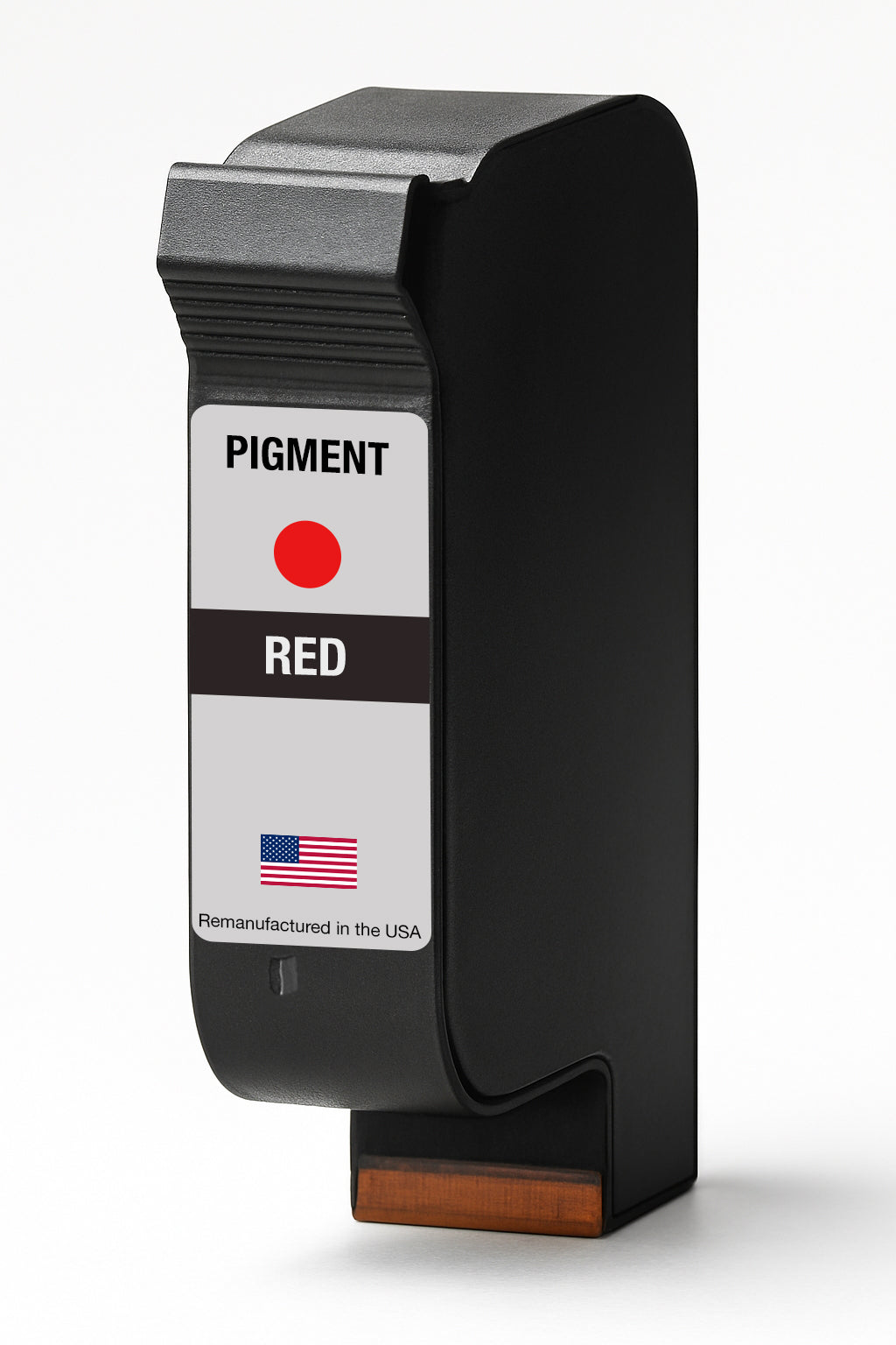 U.S. Remanufactured TIJ Pigment Red Thermal Inkjet Cartridge