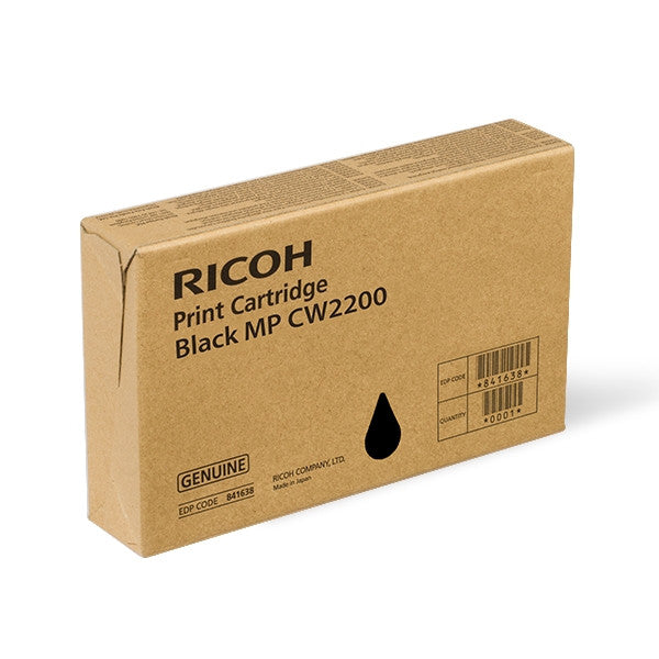New, Pre-Owned - Ricoh 841720 Black Ink Cartridges, MP CW2200