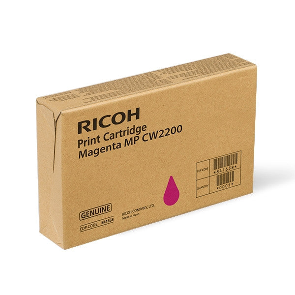 New, Pre-Owned - Ricoh 841722  Magenta Ink Cartridges, MP CW2200