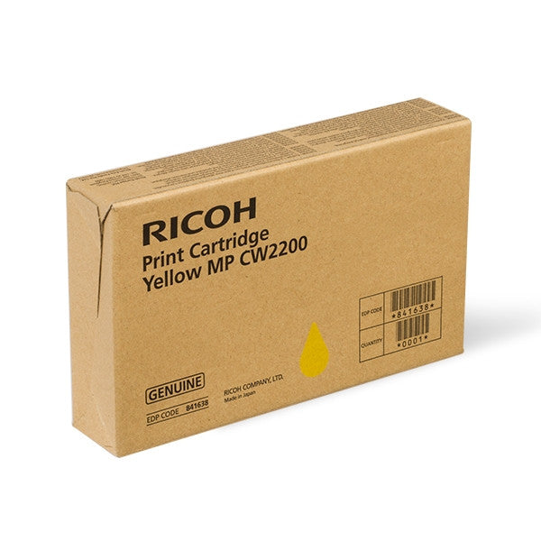 New, Pre-Owned - Ricoh 841723 Yellow Ink Cartridges, MP CW2200
