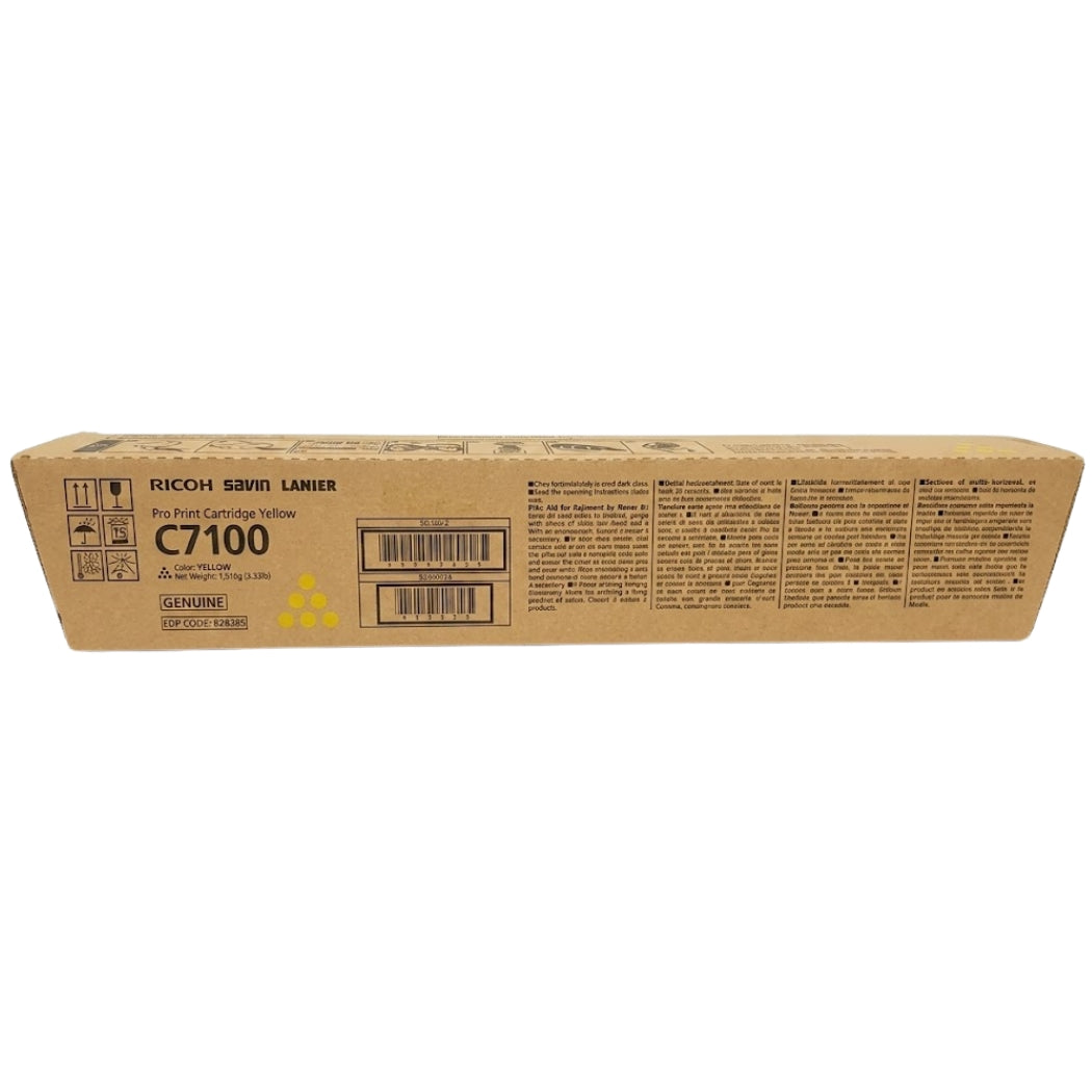 New, Pre-Owned - Ricoh C7100 Yellow Toner Cartridge, 828385