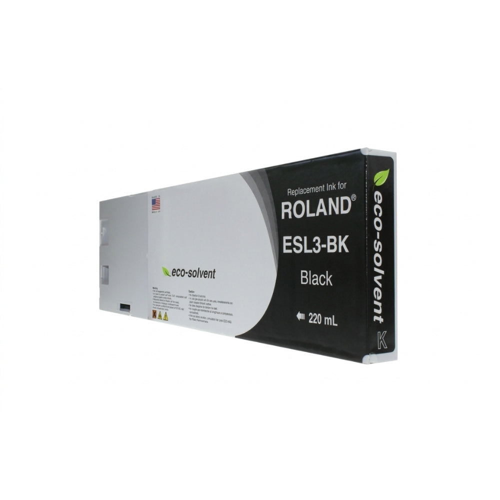 New, Pre-Owned - Roland ESL3-BK Standard Yield Black Ink Cartridge