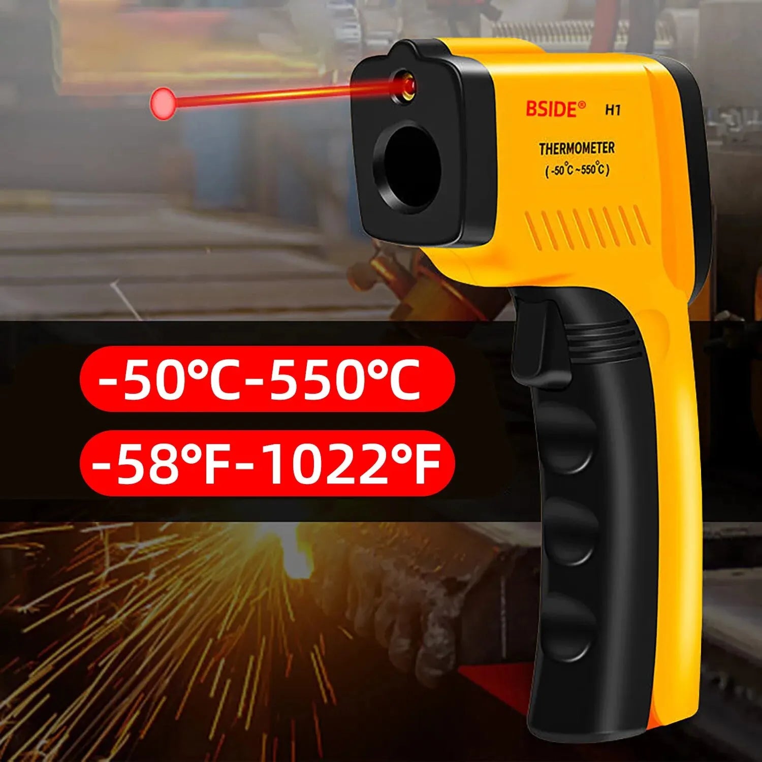 BSIDE H1 Infrared Thermometer Gun for Cooking & BBQ