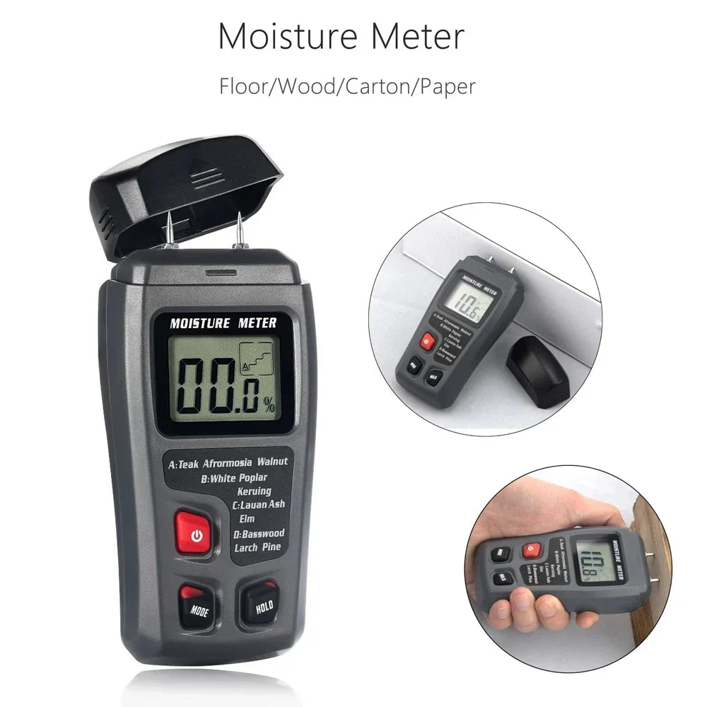 BSIDE EMT01 Wood Moisture Meter with HD LCD Display