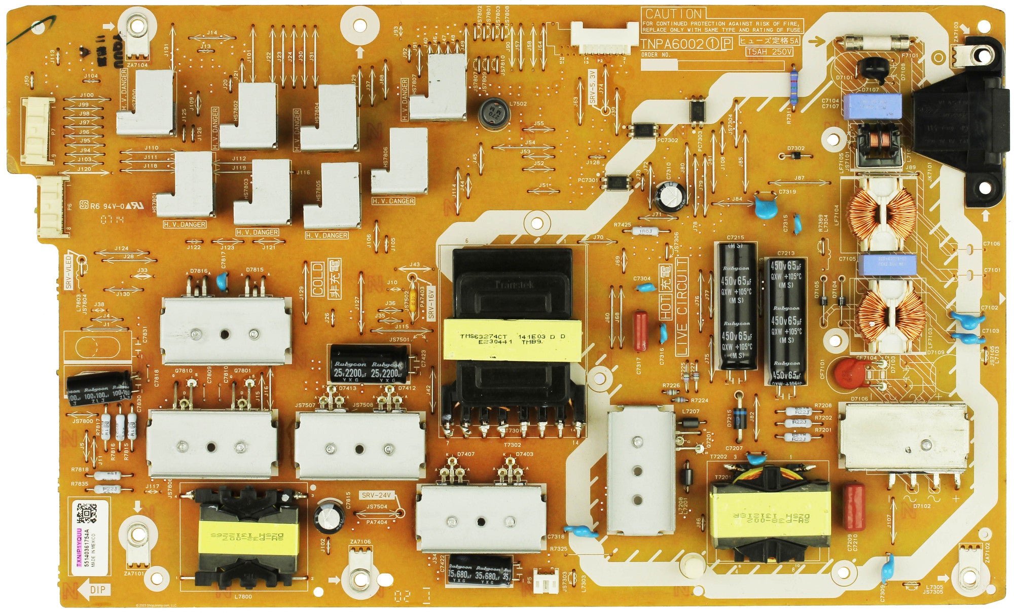 Panasonic TXN/P1YQUU (TNPA6002) Power Supply P Board