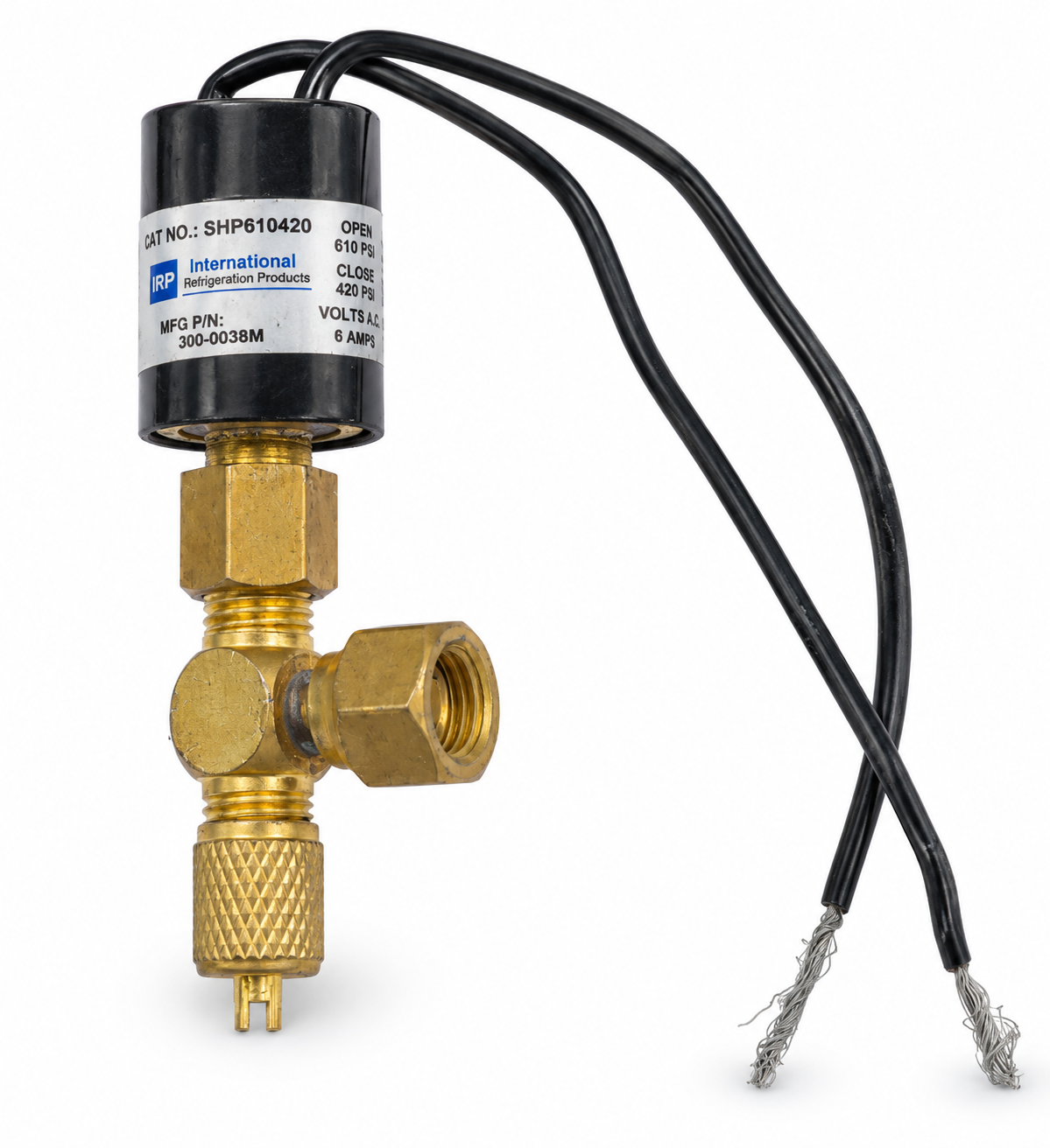 International Refrigeration Products SHP610420 300-0038M high pressure switch 610/420 PSI