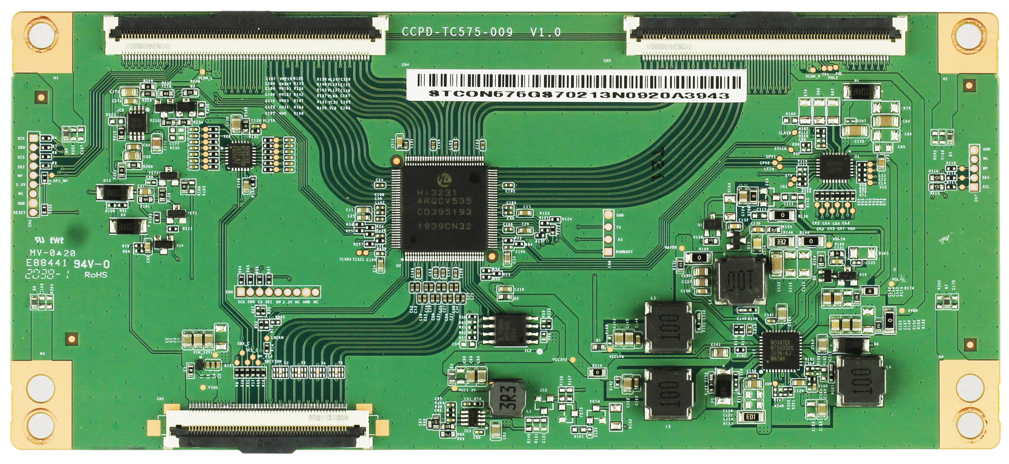 Vizio STCON575G (CCPD-TC575-009) T-Con Board Version 1