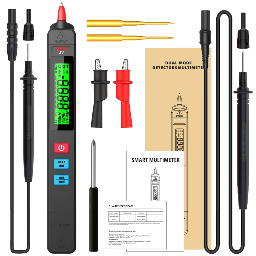 BSIDE Z1 Smart Multimeter Pen with NCV, Diode & Voltage Test