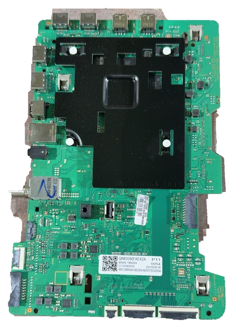 Actual Samsung BN94-18626X board photographed with white background