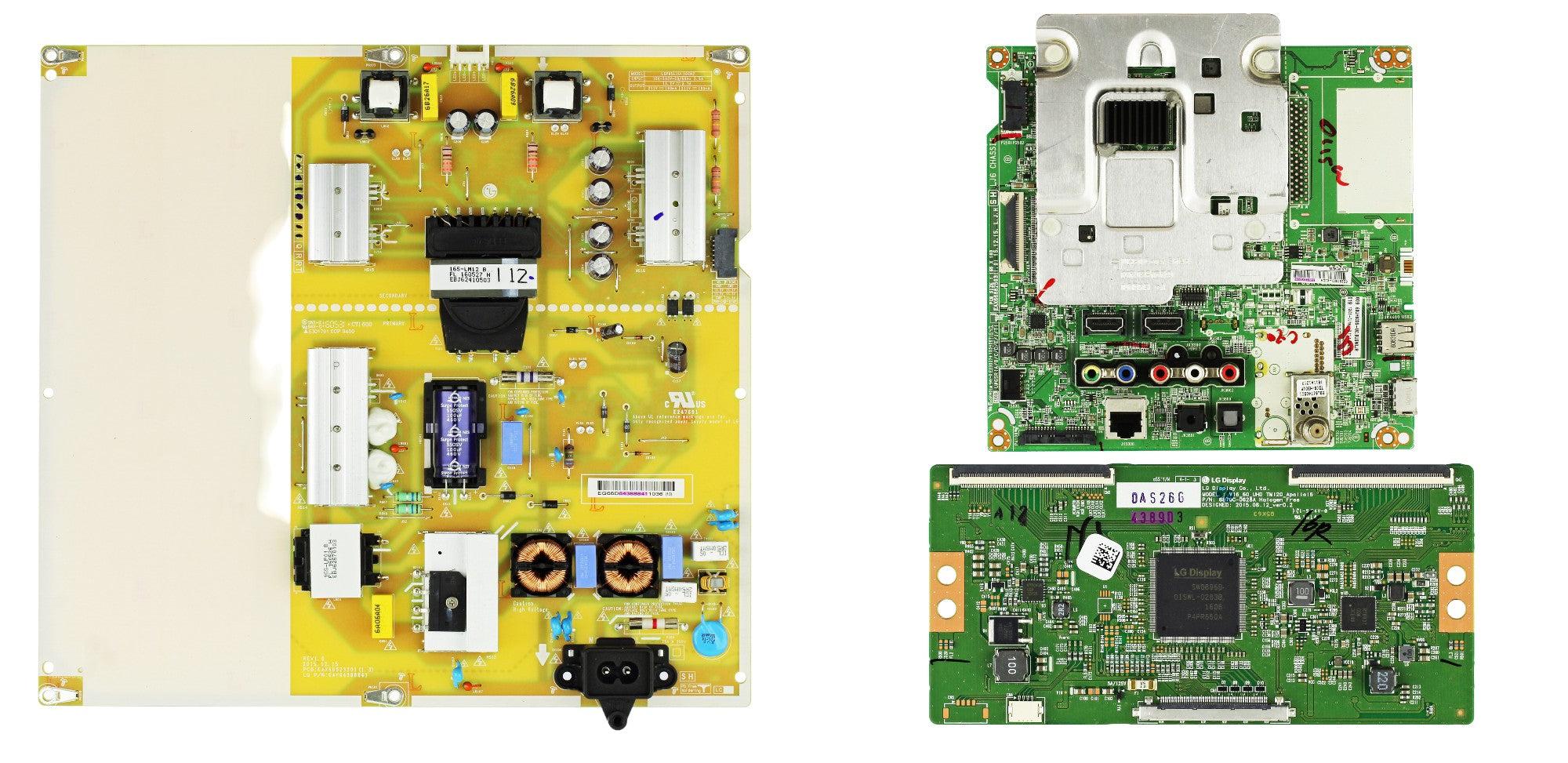 LG 60UH6035-UC.BUSWLJR Complete LED TV Repair Parts Kit