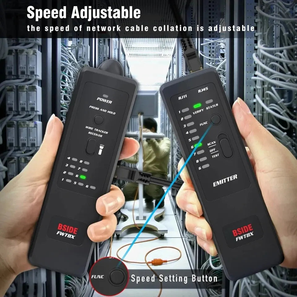 BSIDE FWT8X Network Cable Tracker for RJ11/RJ45 & 60V Telecom Lines