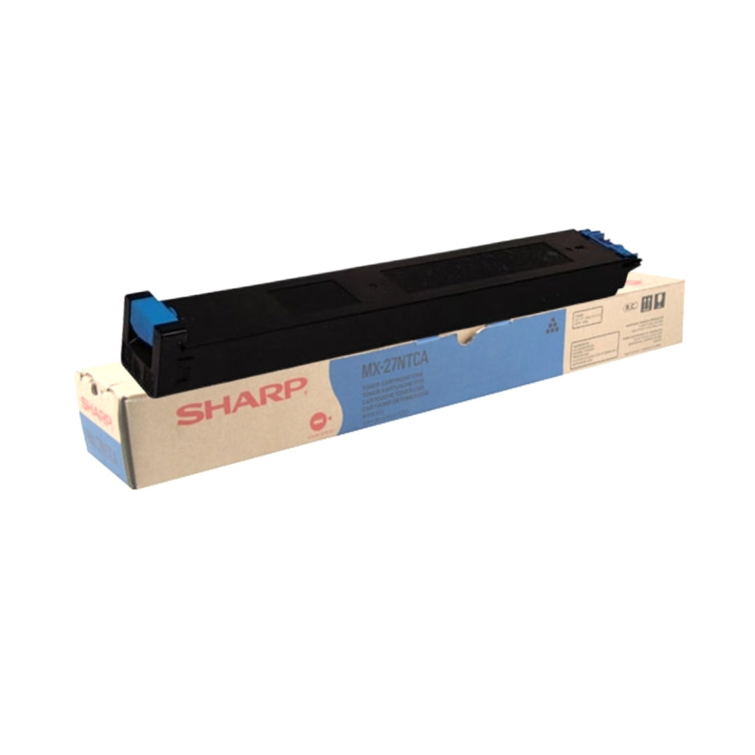New, Pre-Owned - Sharp MX-27NTCA Standard Yield Cyan Toner Cartridge