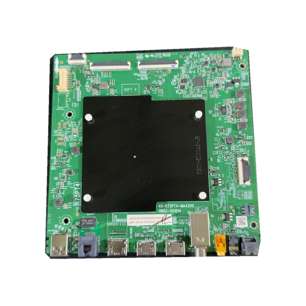 Second actual TCL 30800-001195 main board in bin 01N2 with white square background