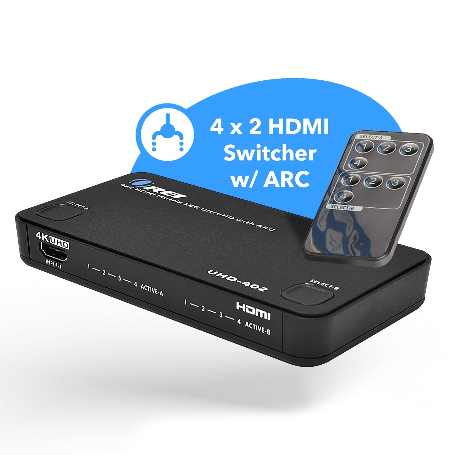 4K@60hz 4x2 HDMI™ Matrix  (ARC)-UHD-402