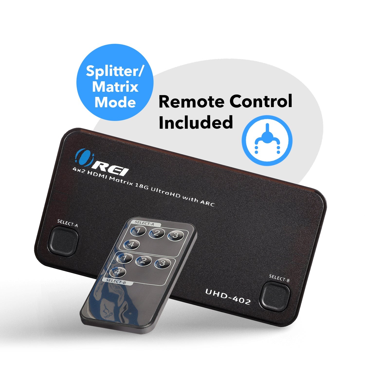 4K@60hz 4x2 HDMI™ Matrix  (ARC)-UHD-402