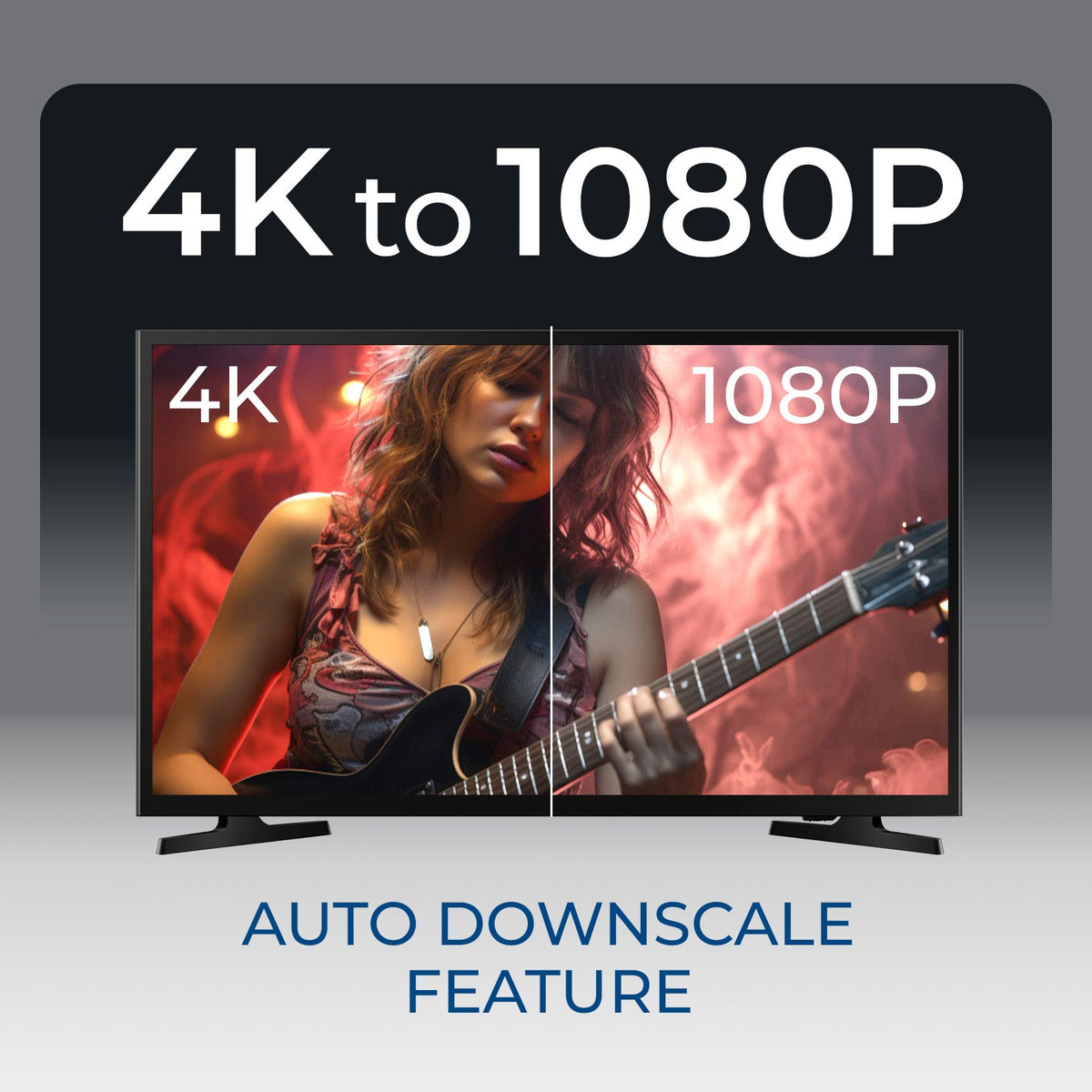 4K@60Hz 1x2 HDMI™ Splitter (CEC, Downscaler, Audio Extract)  (UHD-PRO102)