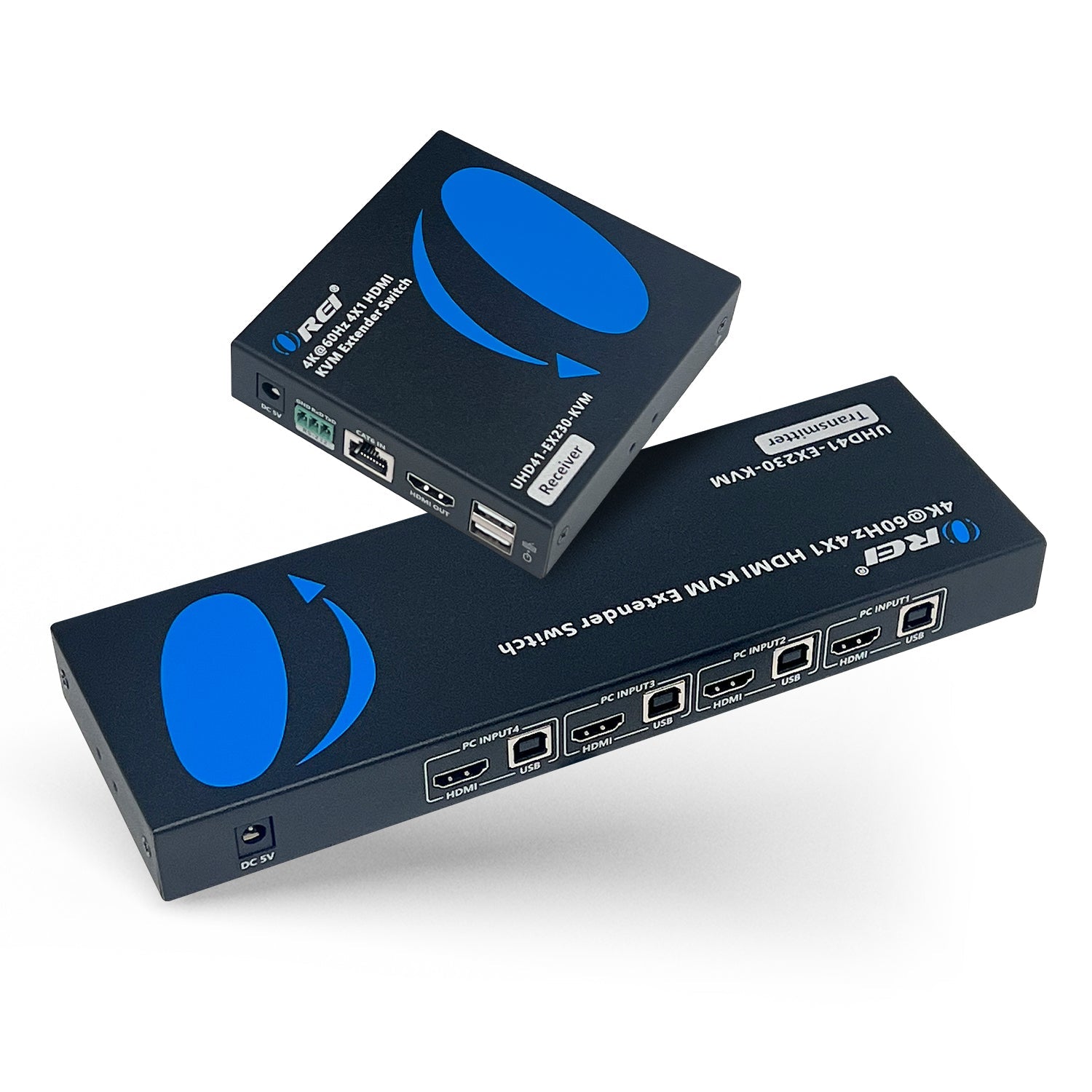 4K@60Hz 4x1 HDMI™ Extender Switch (KVM) - 230ft (cat6)-UHD41-EX230-KVM