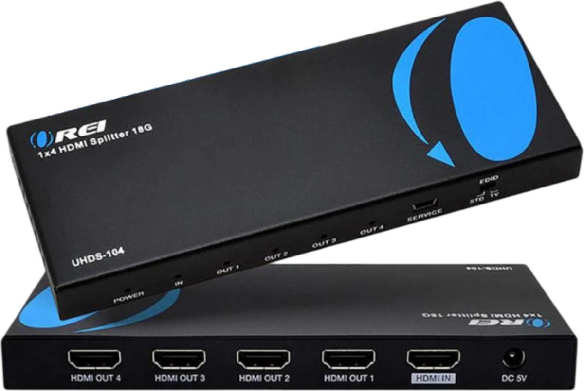 4K@60Hz 1x4 HDMI™ Splitter-UHDS-104