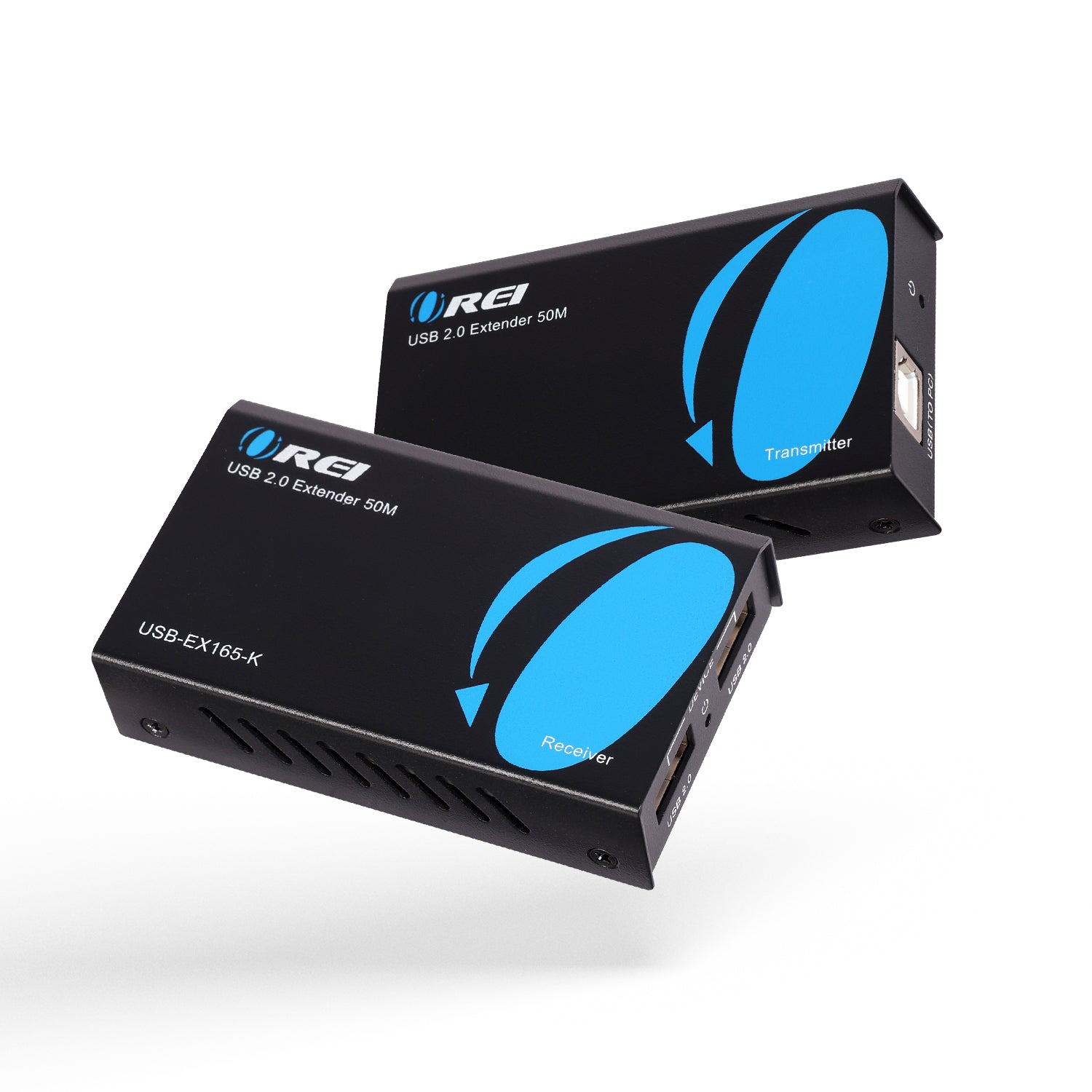 USB2.0 Extender (USB-B to USB-A) - 165ft (cat6)-USB-EX165-K