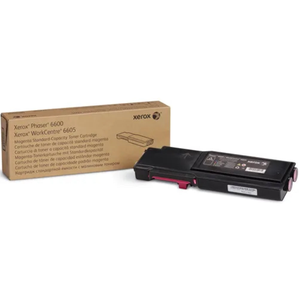 New, Pre-Owned - Xerox Phaser 6600/WorkCentre 6605 Magenta Toner Cartridge, 106R02242