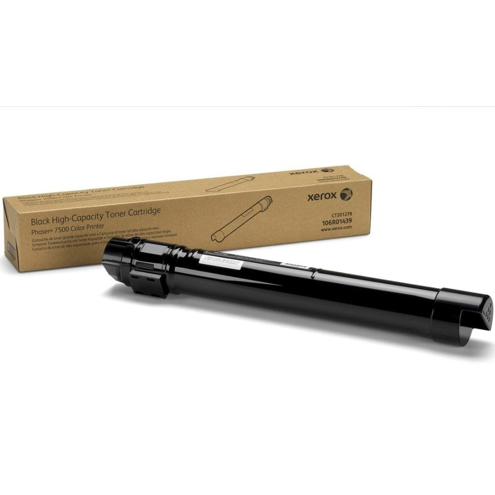 New, Pre-Owned - Xerox Phaser 7500 High Yield Black Toner Cartridge, 106R01439