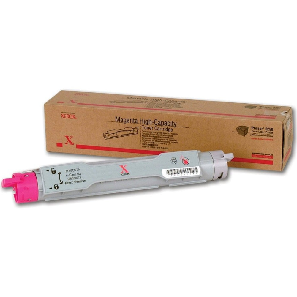 New, Pre-Owned - Xerox Phaser 6250 High-Yield Black Toner Cartridge, 106R00675
