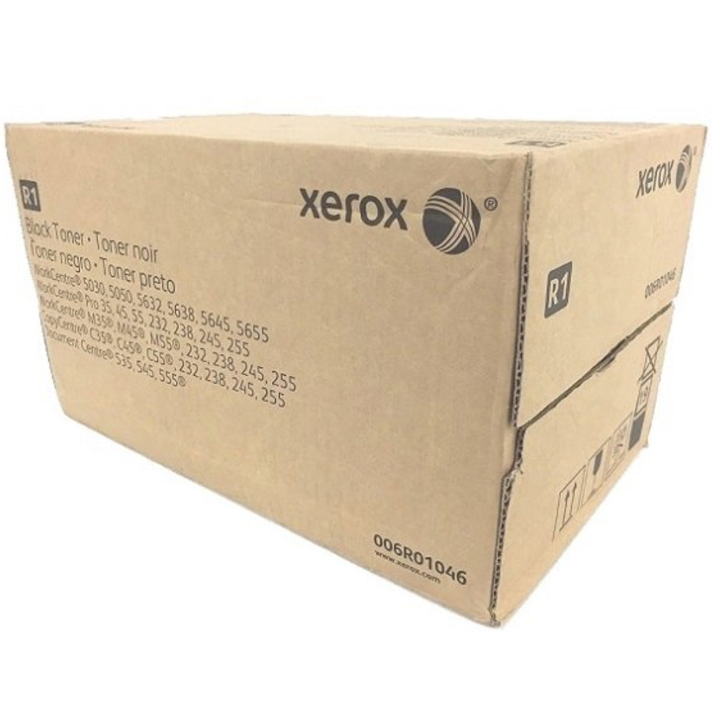 New, Pre-Owned - Xerox (6R1046) Waste Bin Black Laser Toner Cartridge, 006R01046 (2-Pack)