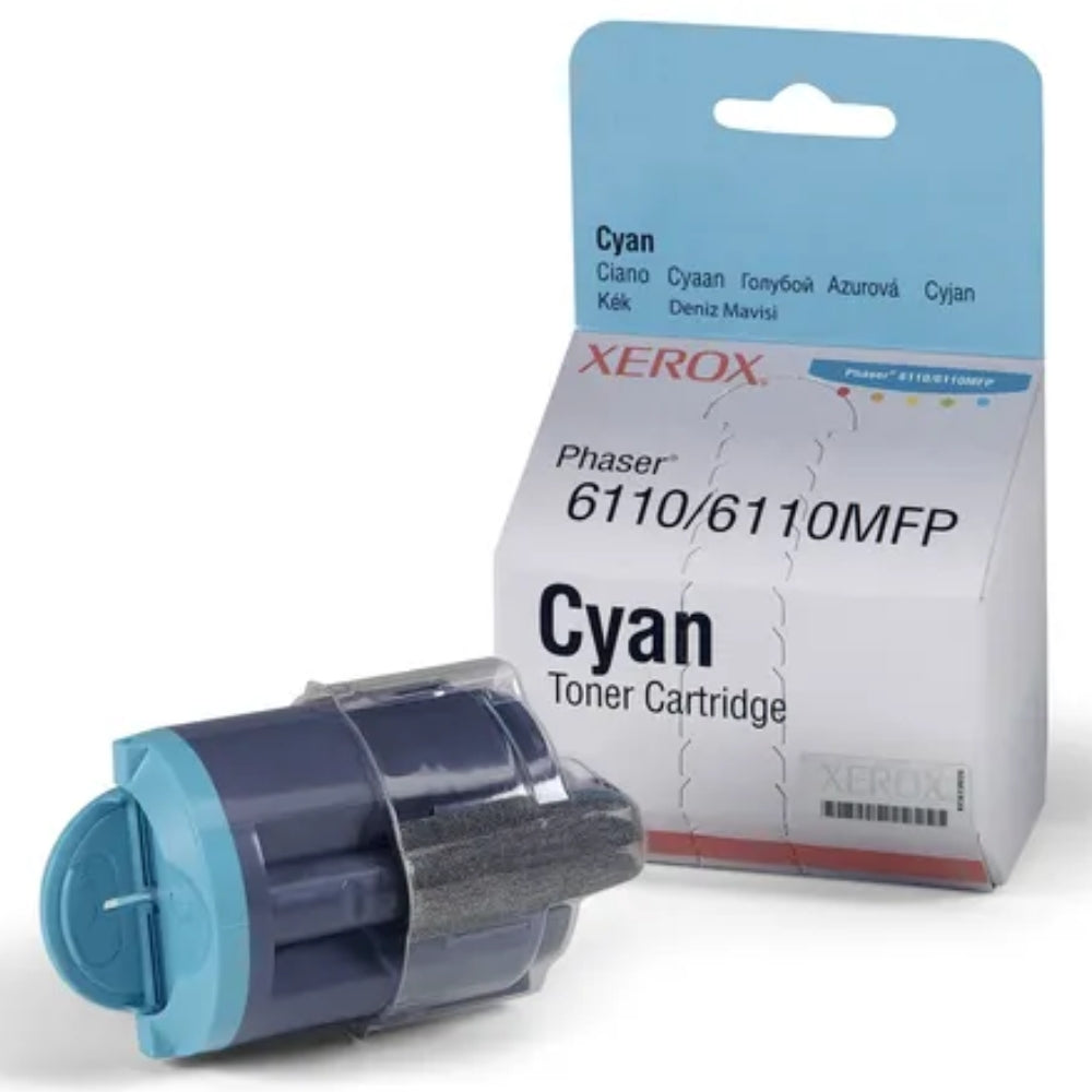 New, Pre-Owned - Xerox Phaser 6110 Cyan Standard Capacity Toner Cartridge - 106R01271