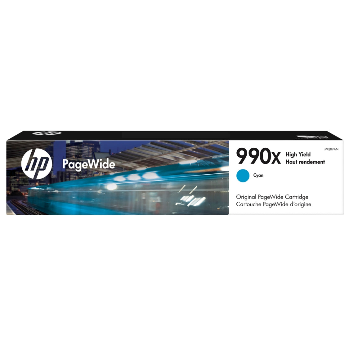 New, Pre-Owned - HP 990X High Yield Cyan Ink Cartridge, M0J89AN