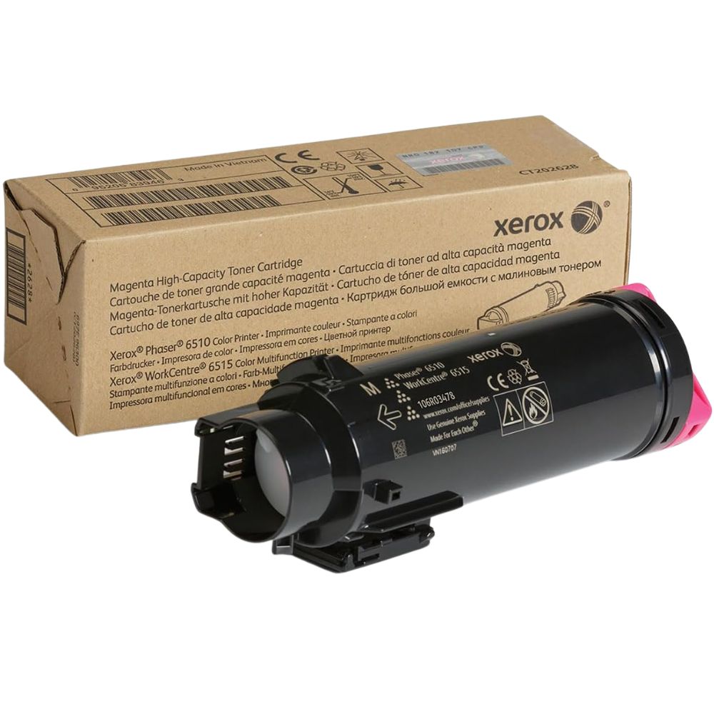 New, Pre-Owned - Xerox PHASER 6510/6515 High Yield Magenta Toner Cartridge, 106R03478