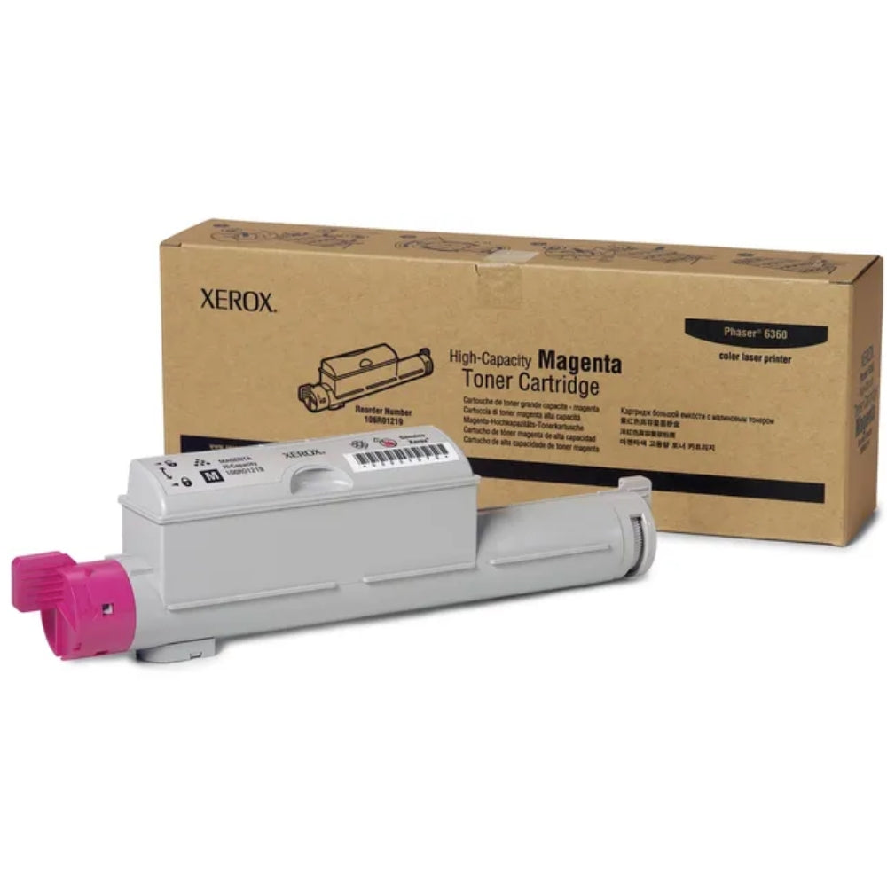 New, Pre-Owned - Xerox Phaser 6360 High Yield Yellow Toner Cartridge, 106R01224