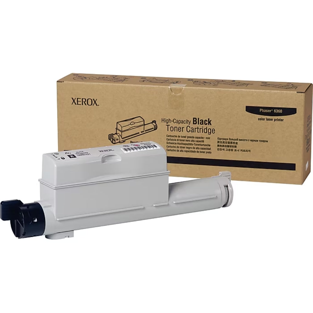 New, Pre-Owned - Xerox Phaser 6360 High Yield Black Toner Cartridge, 106R01225
