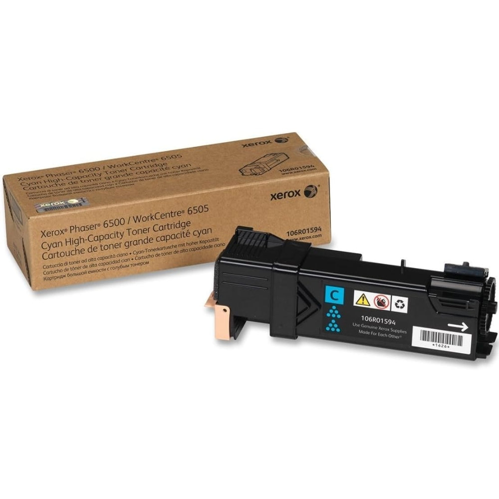 New, Pre-Owned - Xerox PHASERS 6500/6505 High Yield Toner Cartridge, 106R01594