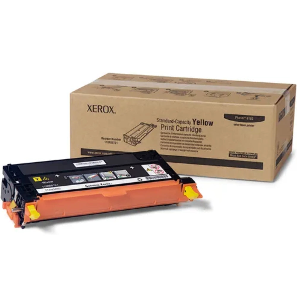 New, Pre-Owned - Xerox 113R00721 Standard Yield Yellow Toner Cartridge